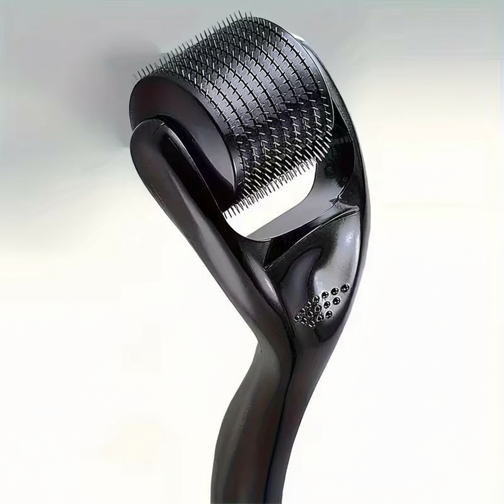 Derma roller product photo with matching colors